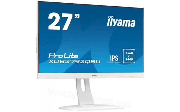 IIYAMA ProLite XUB2792QSU-W1 - Vue 3/4 gauche