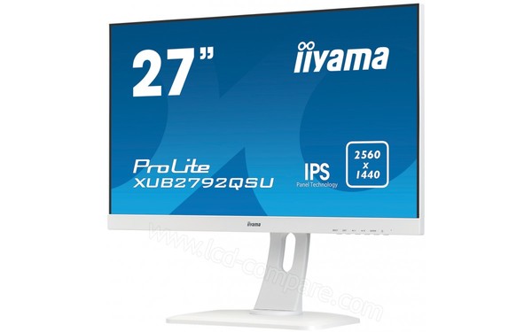 IIYAMA ProLite XUB2792QSU-W1 - Vue 3/4 droite