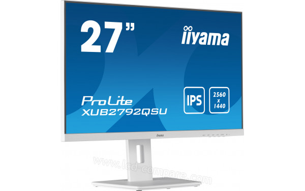 IIYAMA ProLite XUB2792QSU-W5 - Vue 3/4 gauche