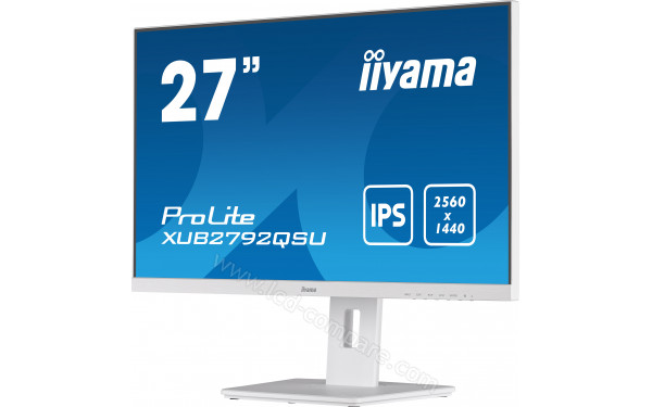IIYAMA ProLite XUB2792QSU-W5 - Vue 3/4 droite