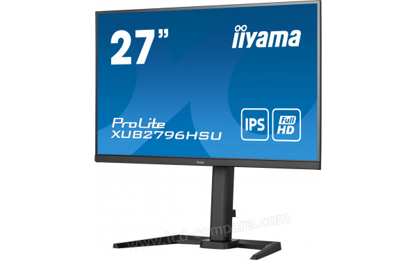 IIYAMA ProLite XUB2796HSU-B5 - Vue 3/4 droite