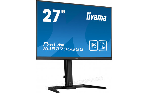 IIYAMA ProLite XUB2796QSU-B5 - Vue 3/4 gauche