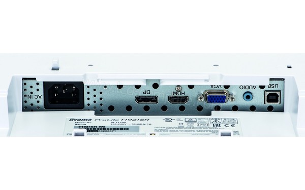 IIYAMA ProLite T1931SR-W5 - Connectique