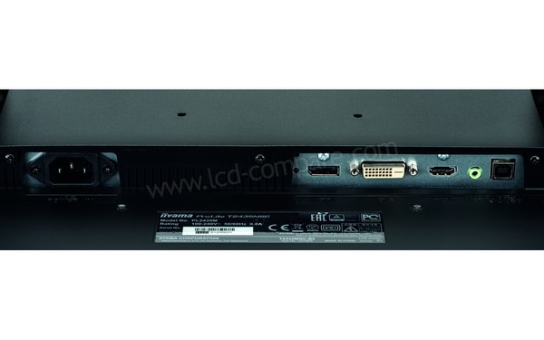 IIYAMA ProLite T2435MSC-B2 - Connectique
