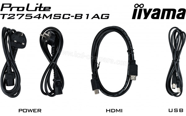 IIYAMA ProLite T2754MSC-B1AG - Accessoires