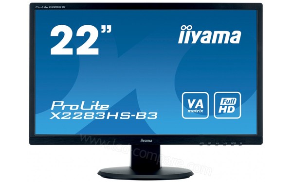 IIYAMA ProLite X2283HS-B3 - Vue de face