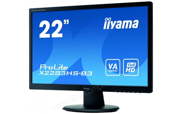 IIYAMA ProLite X2283HS-B3 - Vue 3/4 droite
