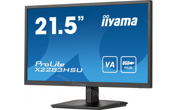 IIYAMA ProLite X2283HSU-B1 - Vue 3/4 droite