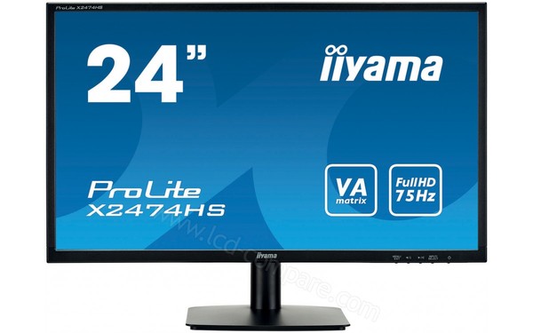 IIYAMA ProLite X2474HS-B1 - Vue de face