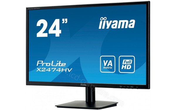 IIYAMA ProLite X2474HV-B1 - Vue 3/4 droite