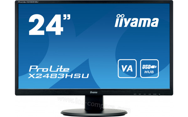 IIYAMA ProLite X2483HSU-B5 - Vue de face