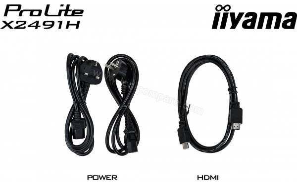 IIYAMA ProLite X2491H-B1 - Accessoires