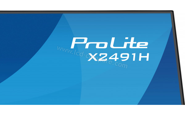 IIYAMA ProLite X2491H-B1 - Zoom sur le coin sup&eacute;rieur droit