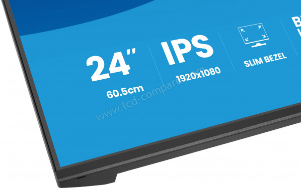 IIYAMA ProLite X2491H-B1 - Zoom sur la partie basse