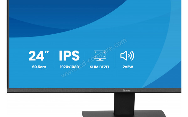 IIYAMA ProLite X2491HS-B1 - Zoom sur la partie basse