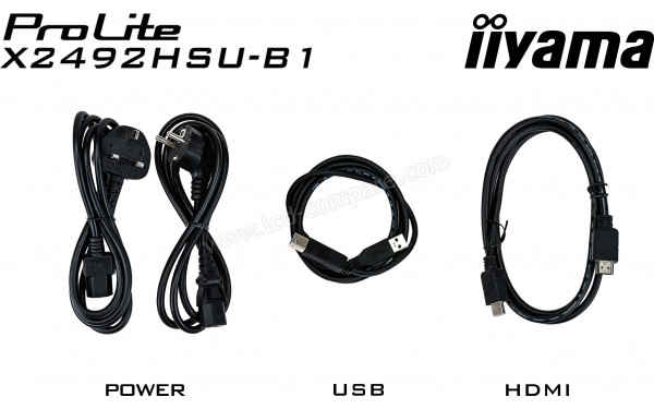 IIYAMA ProLite X2492HSU-B1 - Accessoires