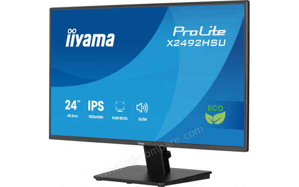 IIYAMA ProLite X2492HSU-B1 - Vue 3/4 droite