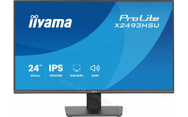 IIYAMA ProLite X2493HSU-B1 - Vue de face