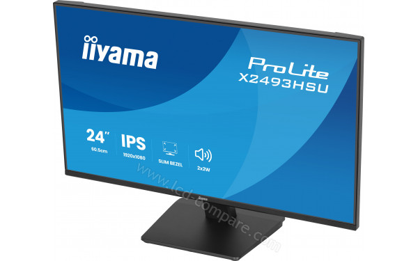 IIYAMA ProLite X2493HSU-B1 - Vue 3/4 droite