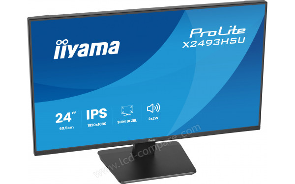 IIYAMA ProLite X2493HSU-B1 - Vue 3/4 gauche