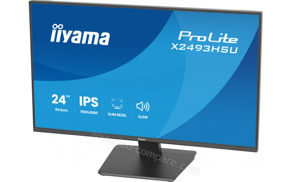 IIYAMA ProLite X2493HSU-B1 - Vue 3/4 droite
