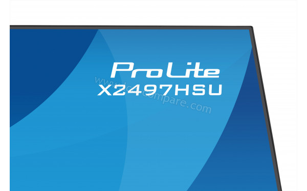 IIYAMA ProLite X2497HSU-B1 - Zoom sur le coin sup&eacute;rieur droit