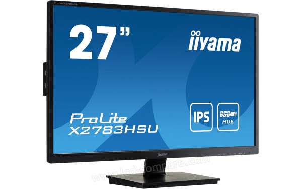 IIYAMA ProLite X2783HSU-B6 - Vue 3/4 gauche