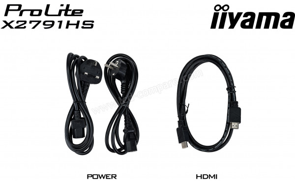 IIYAMA ProLite X2791HS-B1 - Accessoires