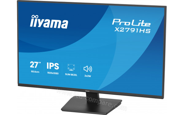 IIYAMA ProLite X2791HS-B1 - Vue 3/4 droite