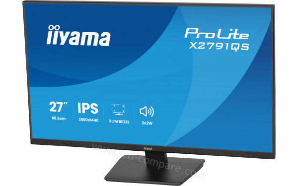IIYAMA ProLite X2791QS-B1 - Vue 3/4 droite