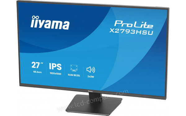 IIYAMA ProLite X2793HSU-B1 - Vue 3/4 droite
