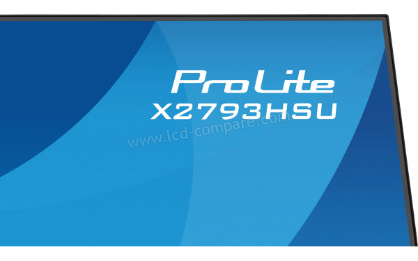 IIYAMA ProLite X2793HSU-B1 - Zoom sur le coin sup&eacute;rieur droit