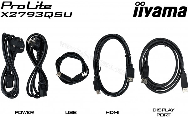 IIYAMA X2793QSU-B1 - Accessoires