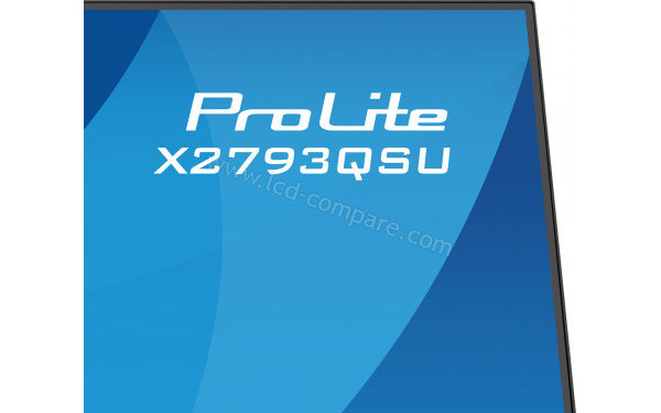 IIYAMA X2793QSU-B1 - Zoom sur le coin sup&eacute;rieur droit