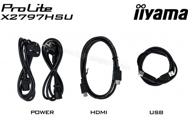 IIYAMA ProLite X2797HSU-B1 - Accessoires