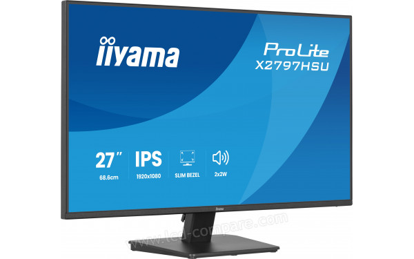 IIYAMA ProLite X2797HSU-B1 - Vue 3/4 gauche