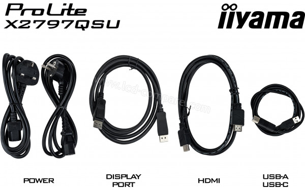 IIYAMA ProLite X2797QSU-B1 - Accessoires