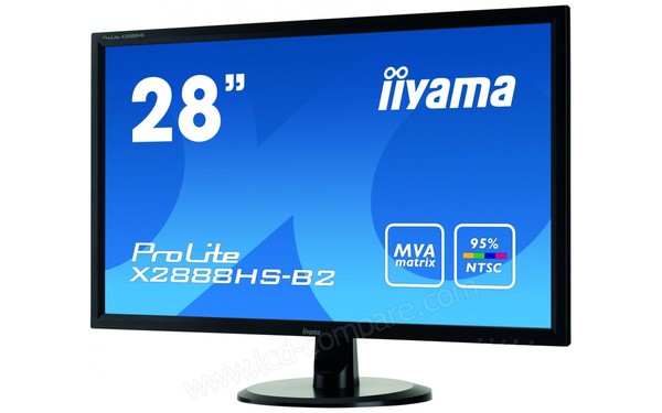 IIYAMA ProLite X2888HS-B2 - Vue 3/4 droite