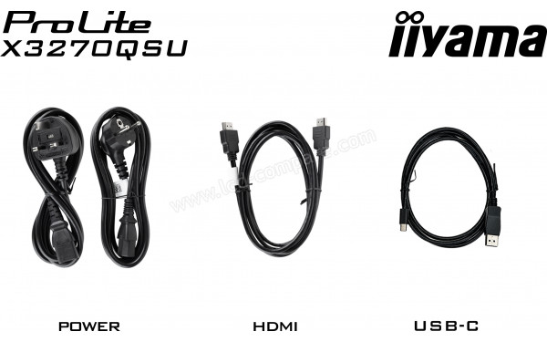 IIYAMA ProLite X3270QSU-B1 - Accessoires