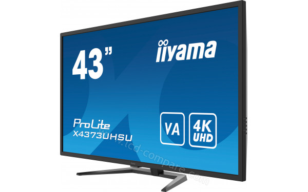IIYAMA ProLite X4373UHSU-B1 - Vue 3/4 droite