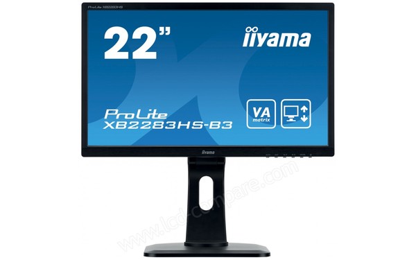 IIYAMA ProLite XB2283HS-B3 - Vue de face