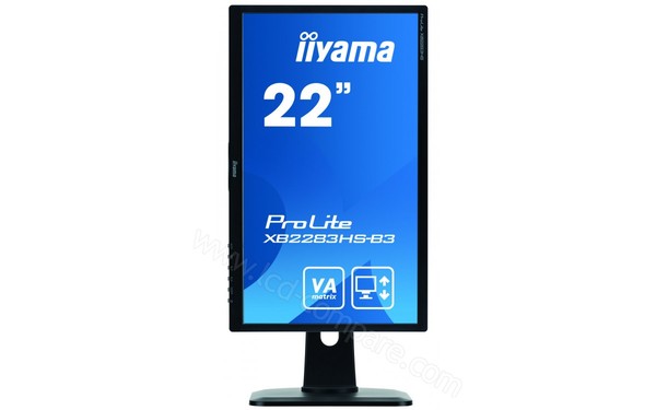 IIYAMA ProLite XB2283HS-B3 - Mode portrait