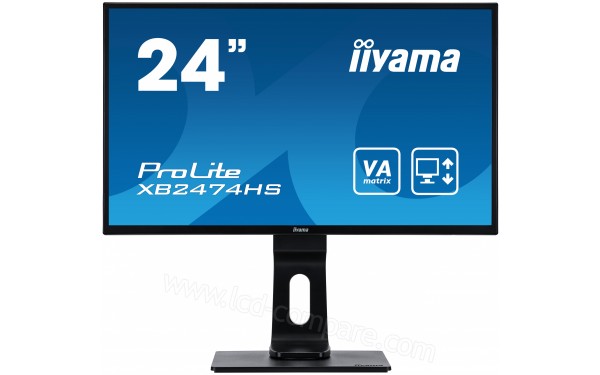 IIYAMA ProLite XB2474HS-B2 - Vue de face