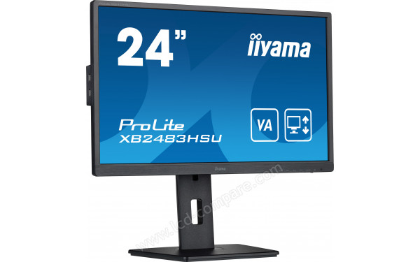 IIYAMA ProLite XB2483HSU-B5 - Vue 3/4 gauche