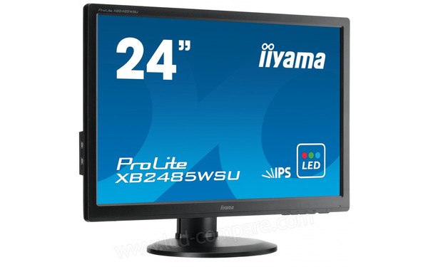 IIYAMA ProLite XB2485WSU-B1 - Vue 3/4 gauche
