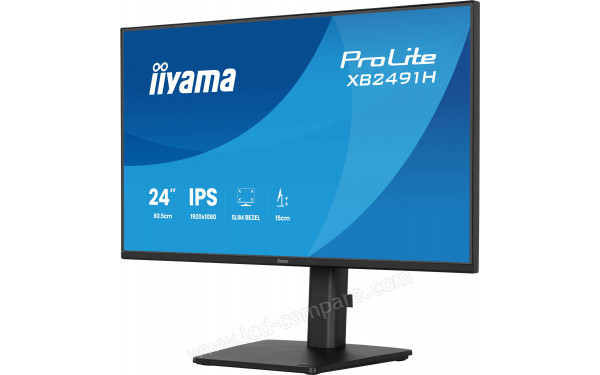 IIYAMA ProLite XB2491H-B1 - Vue 3/4 droite