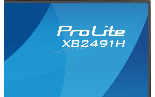 IIYAMA ProLite XB2491H-B1 - Zoom sur le coin sup&eacute;rieur droit