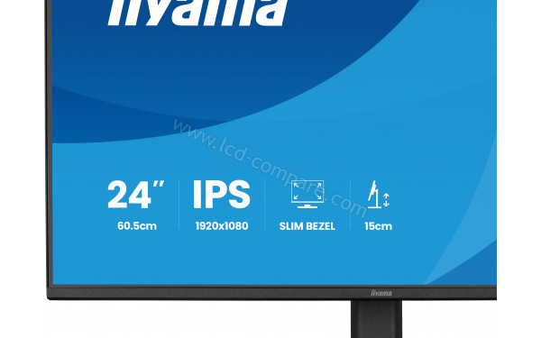 IIYAMA ProLite XB2491H-B1 - Zoom sur la partie basse