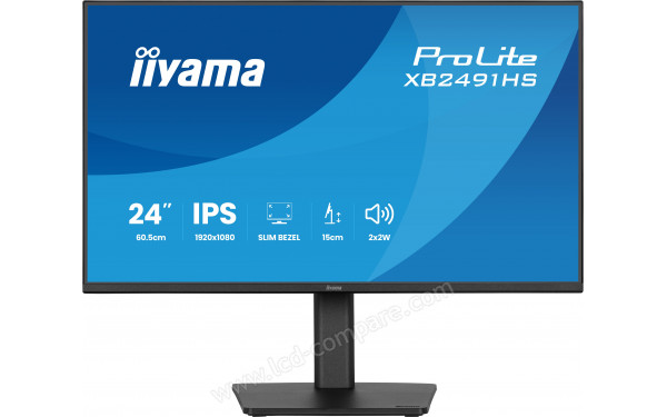 IIYAMA ProLite XB2491HS-B1 - Vue de face