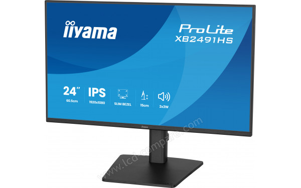 IIYAMA ProLite XB2491HS-B1 - Vue 3/4 droite